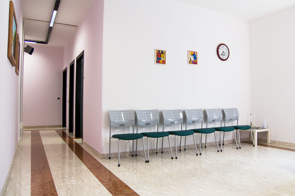 Sala d'attesa dello Studio Trapani a San Donà di Piave